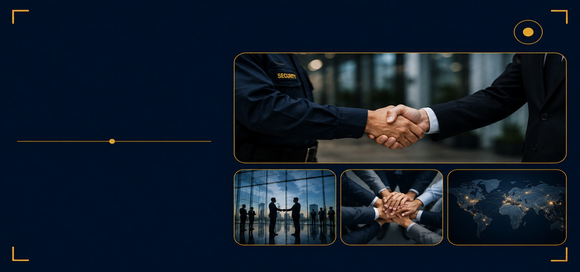 Security guard trainees in a training session
